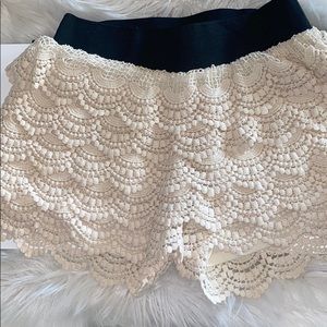 Macrame skirt/shorts